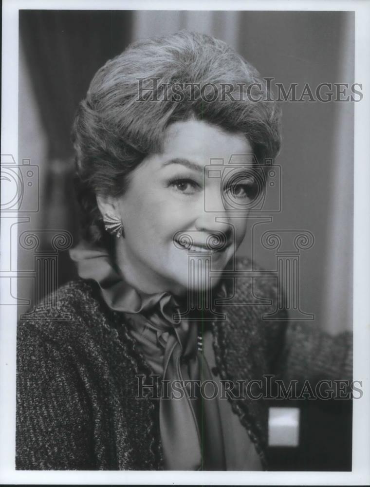 1984 Press Photo Anne Baxter Actress - cvp05315 - Historic Images