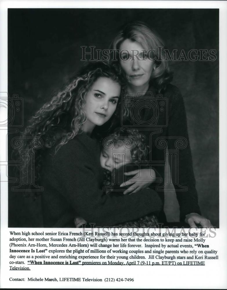 Press Photo Keri Russell Jill Clayburgh Mercedes Arn-Horn When Innocence Lost - Historic Images