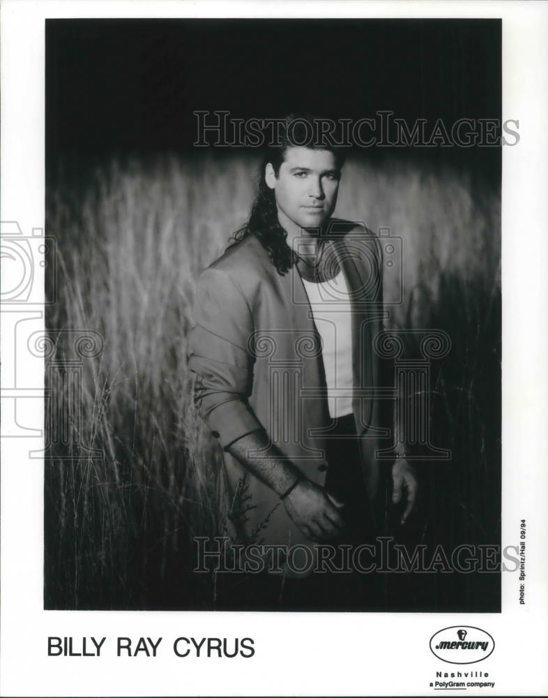 1995 Press Photo Billy Ray Cyrus Country Music Singer - cvp01679 - Historic Images