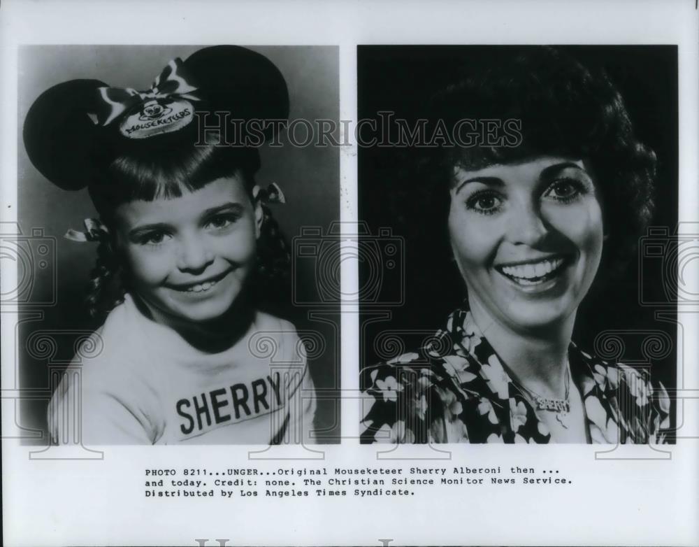 1981 Press Photo Original Mouseketeer Sherry Alberoni Actress - cvp14509 - Historic Images