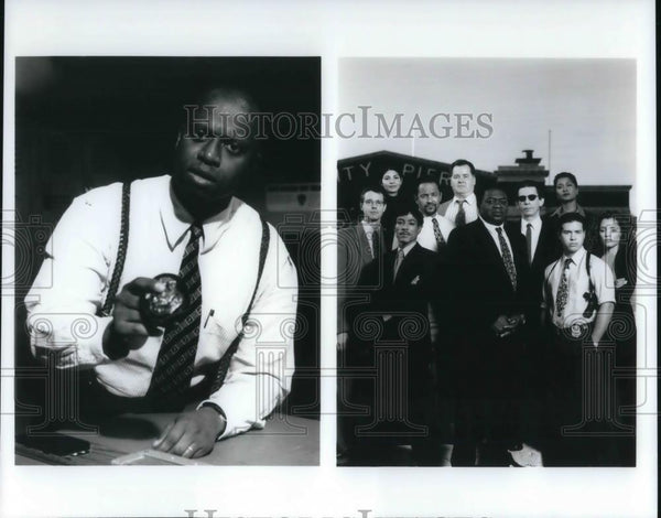 Press Photo ANDRE braugher, Giancarlo Esposito, Yaphet Kotto, in Homic ...