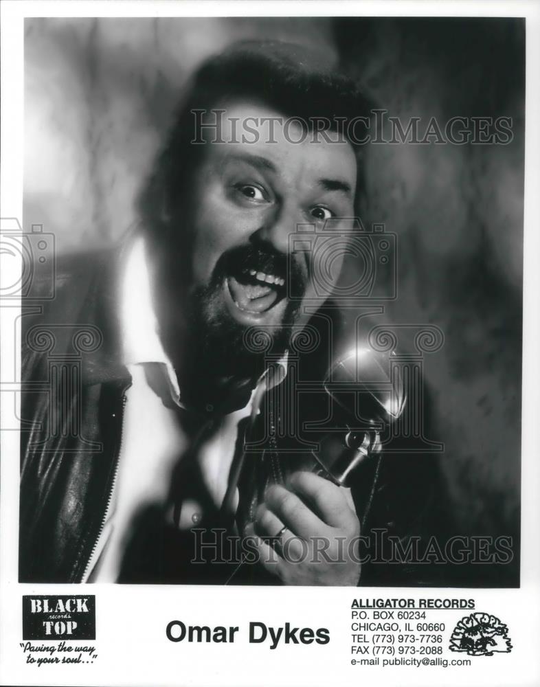 1999 Press Photo Omar Dykes Texas Blues Singer Guitarist - cvp06408 - Historic Images