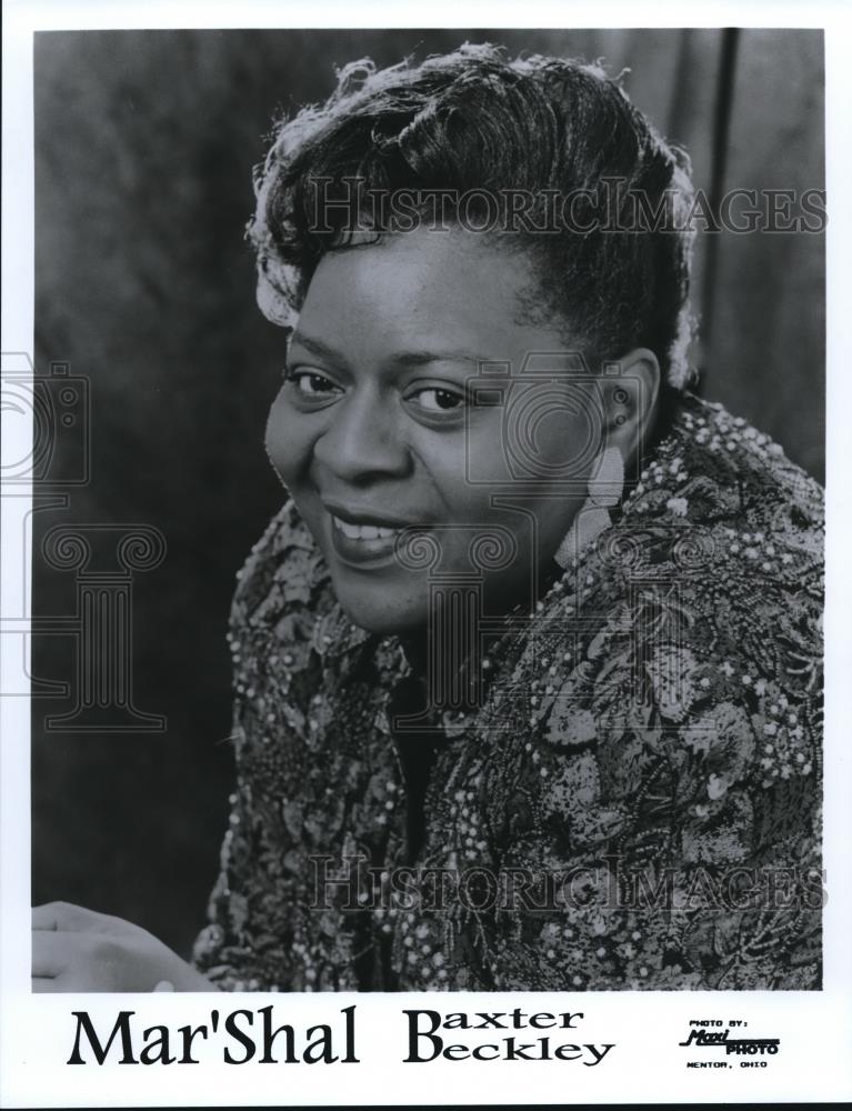 1999 Press Photo Mar'Shal Baxter Beckley Singer - cvp00252 - Historic Images