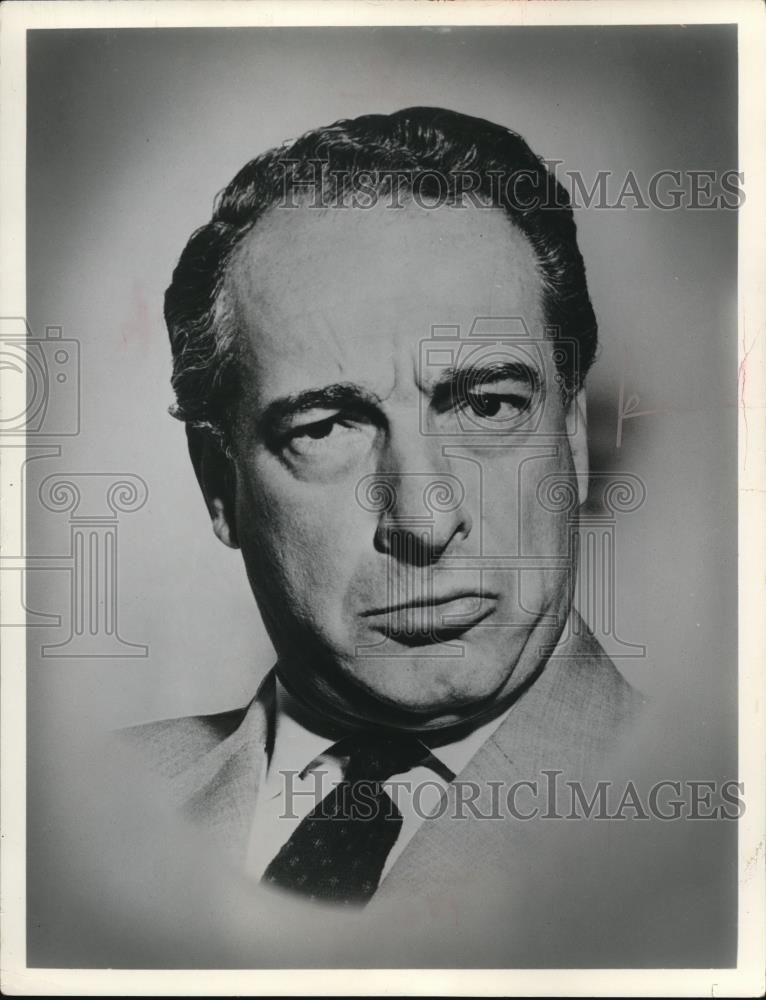 1964 Press Photo Victor Borge Conductor Pianist Comedian Entertainer - cvp00517 - Historic Images