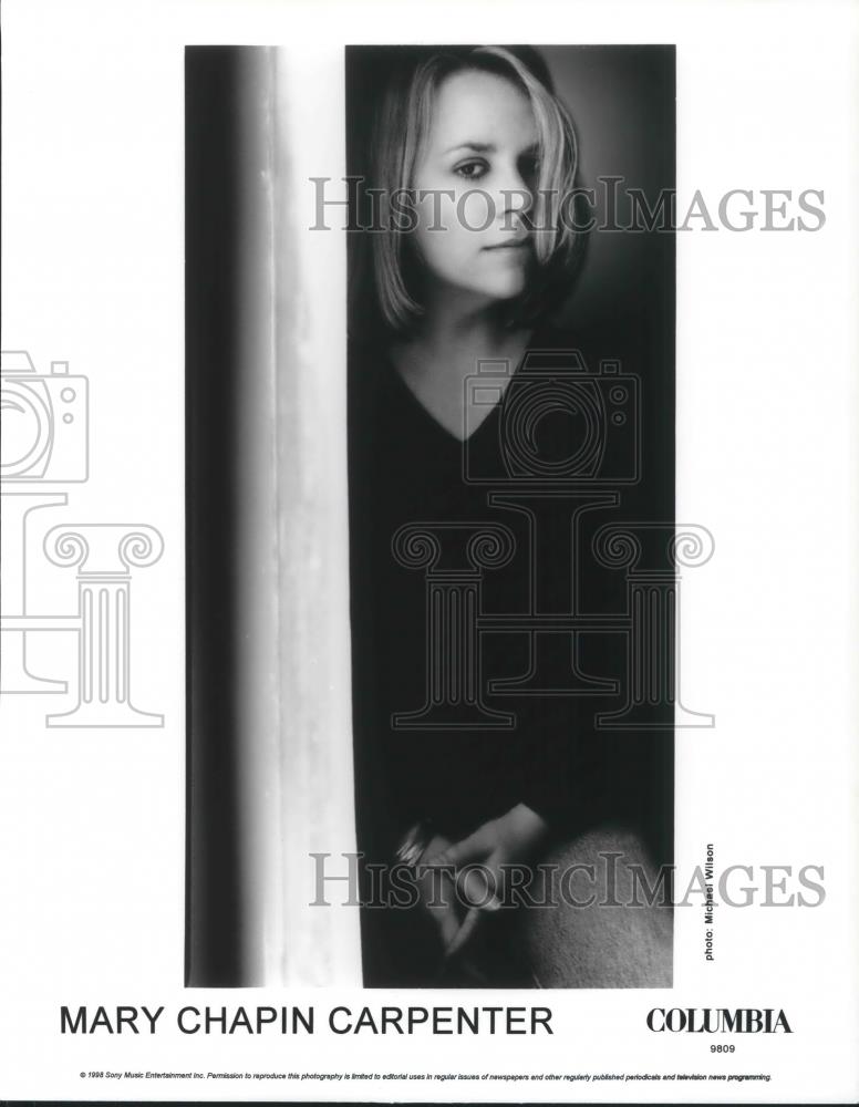 1998 Press Photo Mary Chapin Carpenter Country Singer Songwriter Musician - Historic Images