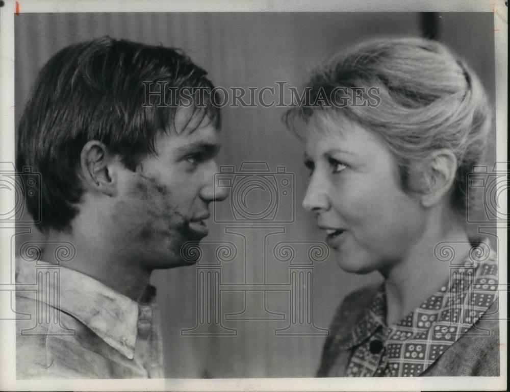 1978 Press Photo Richard Thomas, Michael Learned in The Waltons - Historic Images