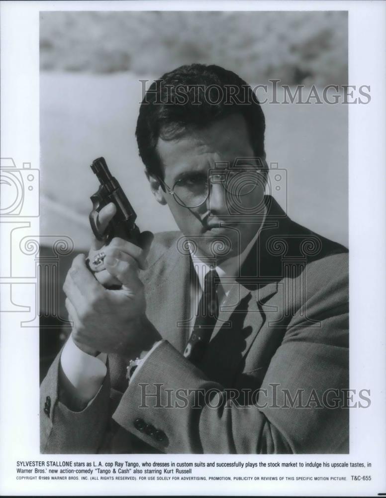 1991 Press Photo Sylvester Stallone in Tango &amp; Cash - cvp11387 - Historic Images