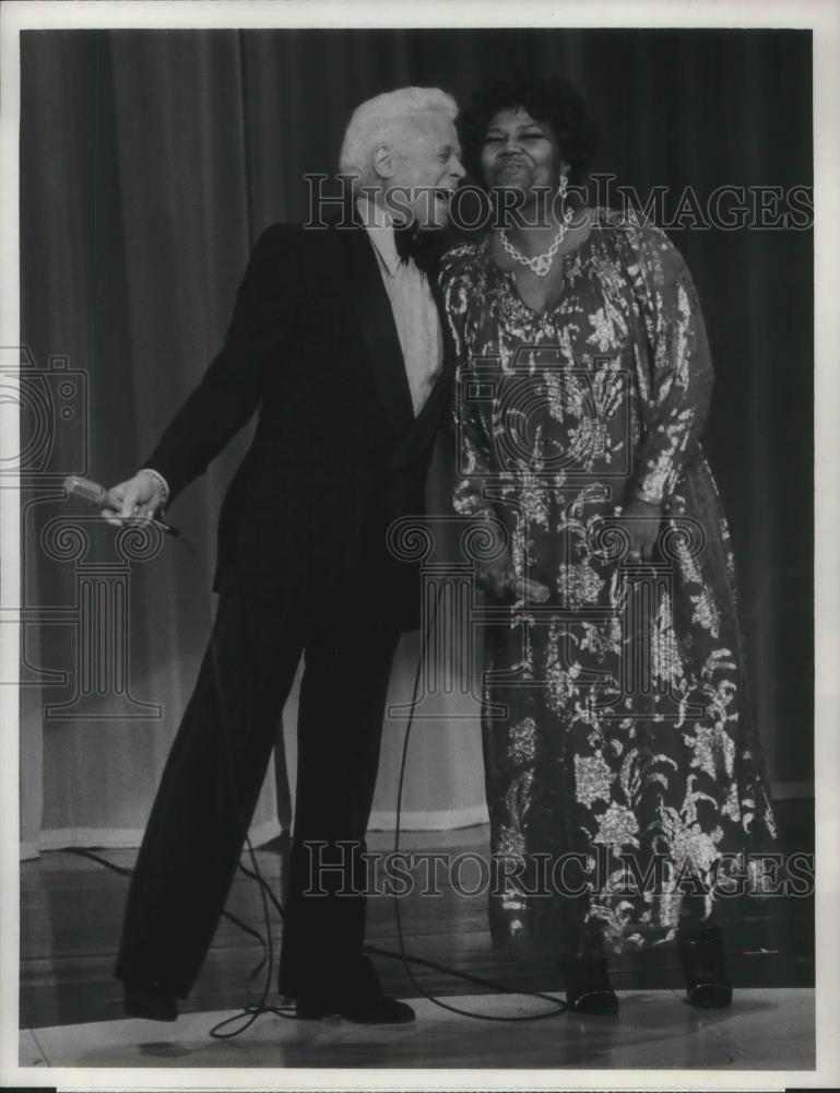 1979 Press Photo Billy Daniels &amp; Pearl Bailey on All Star Salute to Pearl Bailey - Historic Images