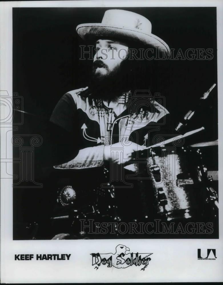 1984 Press Photo Keef Hartley English Drummer and Bandleader - cvp16619 - Historic Images