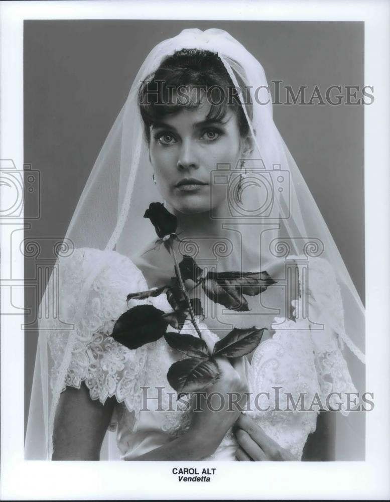 Press Photo Carol Alt Actress star of Vendetta - cvp10797 - Historic Images
