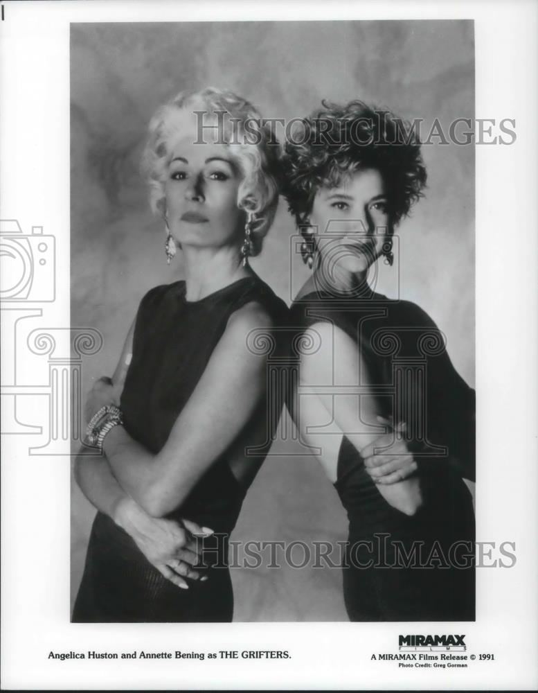 1991 Press Photo Anjelica Huston & Annette Bening in The Grifters - cvp11255 - Historic Images