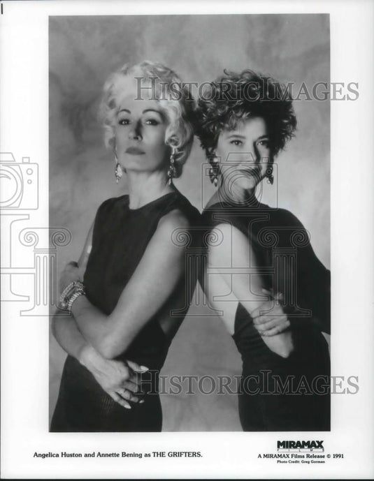 1991 Press Photo Anjelica Huston & Annette Bening in The Grifters - cvp11255 - Historic Images