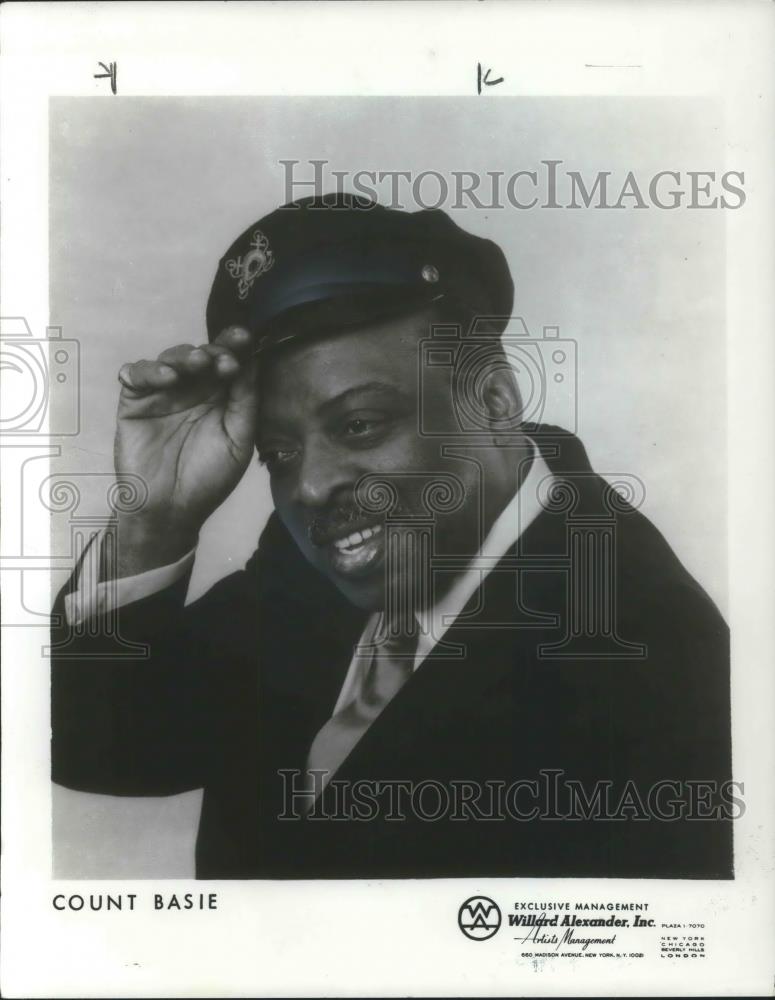 1982 Press Photo Count Basie Jazz Swing Pianist Composer Bandleader - cvp05081 - Historic Images