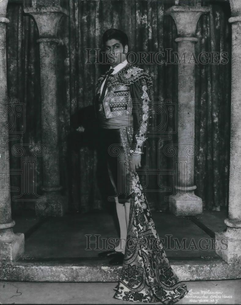 1968 Press Photo Justino Diaz As Escamillo Bizets Carmen - cvp04193 - Historic Images