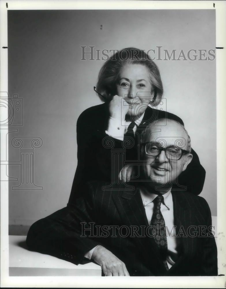 1991 Press Photo Joan and David Halpern Husband and Wife Fashion Designers - Historic Images