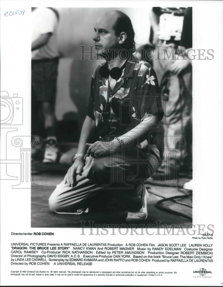 1993 Press Photo Rob Cohen Director of Dragon: The Bruce Lee Story - cvp07159 - Historic Images