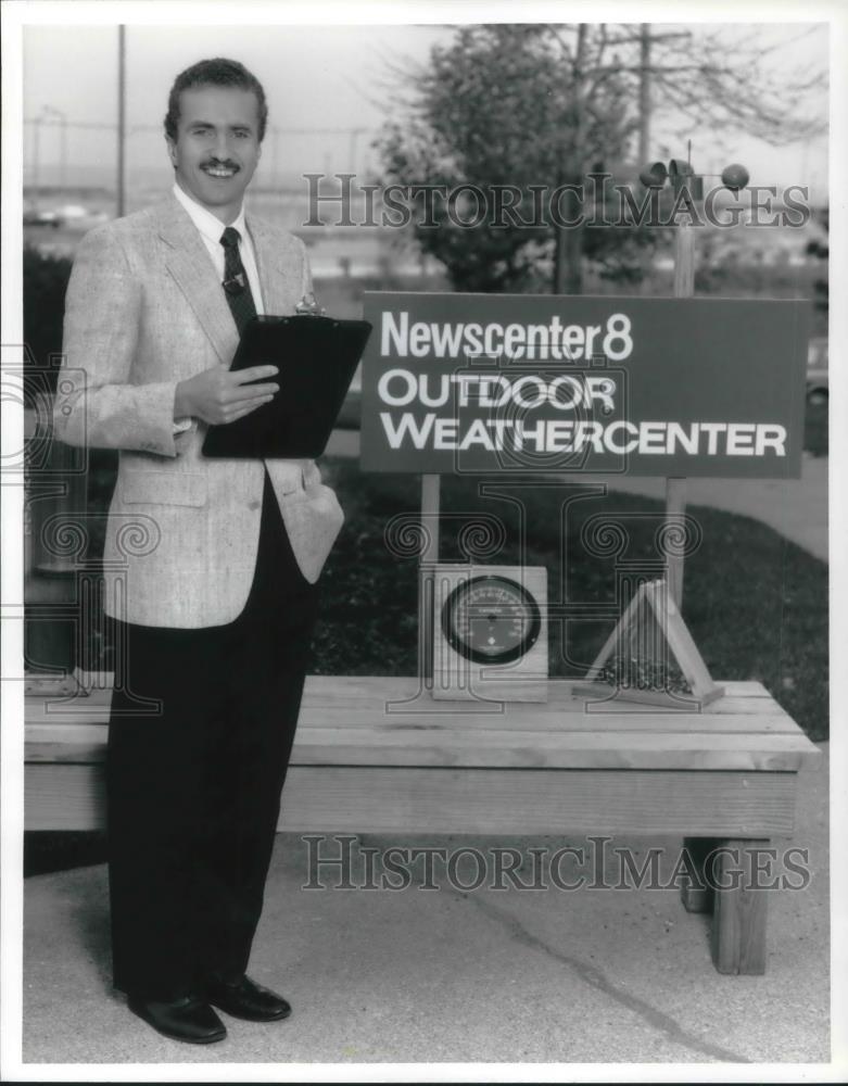 1994 Press Photo Andre Bernier Weatherman Newscenter 8 - cvp02580 - Historic Images