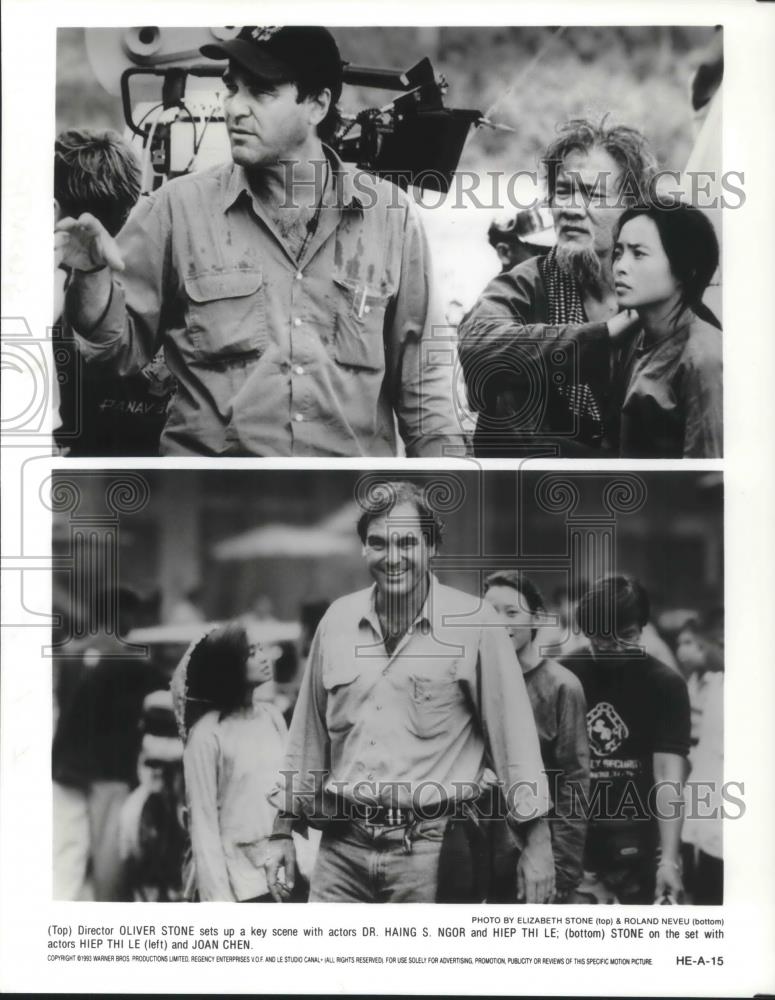 1993 Press Photo Director of Heaven & Earth Oliver Stone - cvp11260 - Historic Images