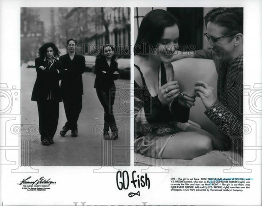 1995 Press Photo Rose Troche director of Gosh Fish with V.S. Brodie - cvp19004 - Historic Images