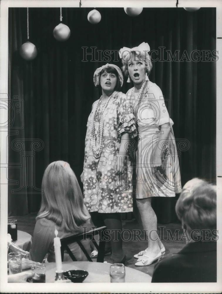 1967 Press Photo Kaye Ballard & Eve Arden in The Career Girls - cvp02652 - Historic Images