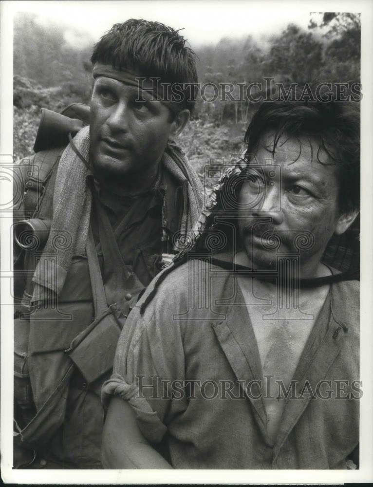 1987 Press Photo Terence Knox, April Tran-Tour Of Duty - cvp11198 - Historic Images