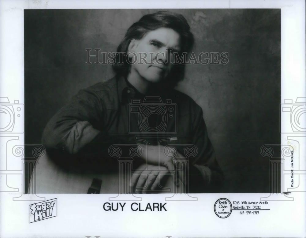 1989 Press Photo Guy Clark - cvp02934 - Historic Images