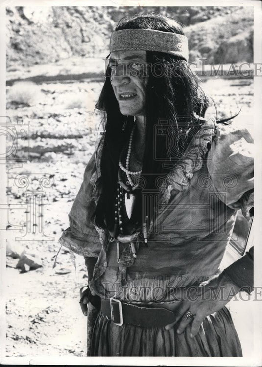 1973 Press Photo Zen Berlinksky in Billy Two Hats - cvp00894 - Historic Images