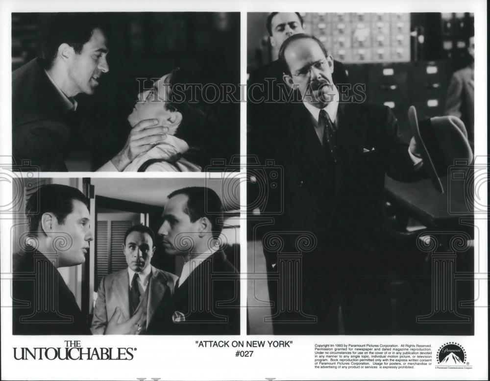1987 Press Photo Michael Horse, John Haymes, Tom Amades in The Untouchables - Historic Images