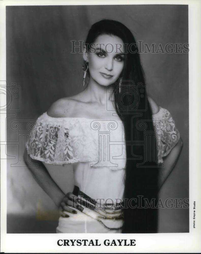 1991 Press Photo Crystal Gayle - cvp15559 - Historic Images