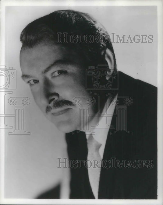 1956 Press Photo Albert Dekker - cvp06916 - Historic Images