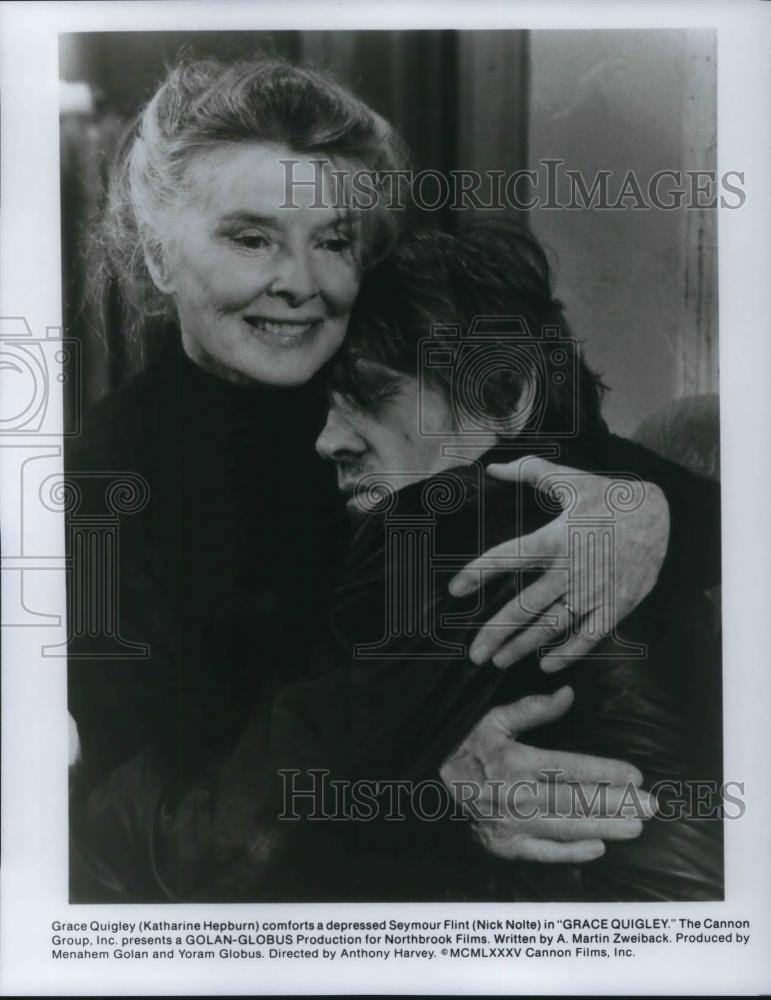1987 Press Photo Katherine Hepburn in Grace Quigley - cvp12774 - Historic Images