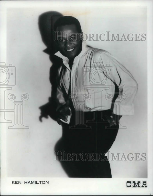 1970 Press Photo Ken Hamilton Singer - cvp16030 - Historic Images
