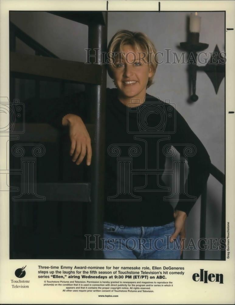 1997 Press Photo Ellen DeGeneres stars in Ellen - cvp04330 - Historic Images