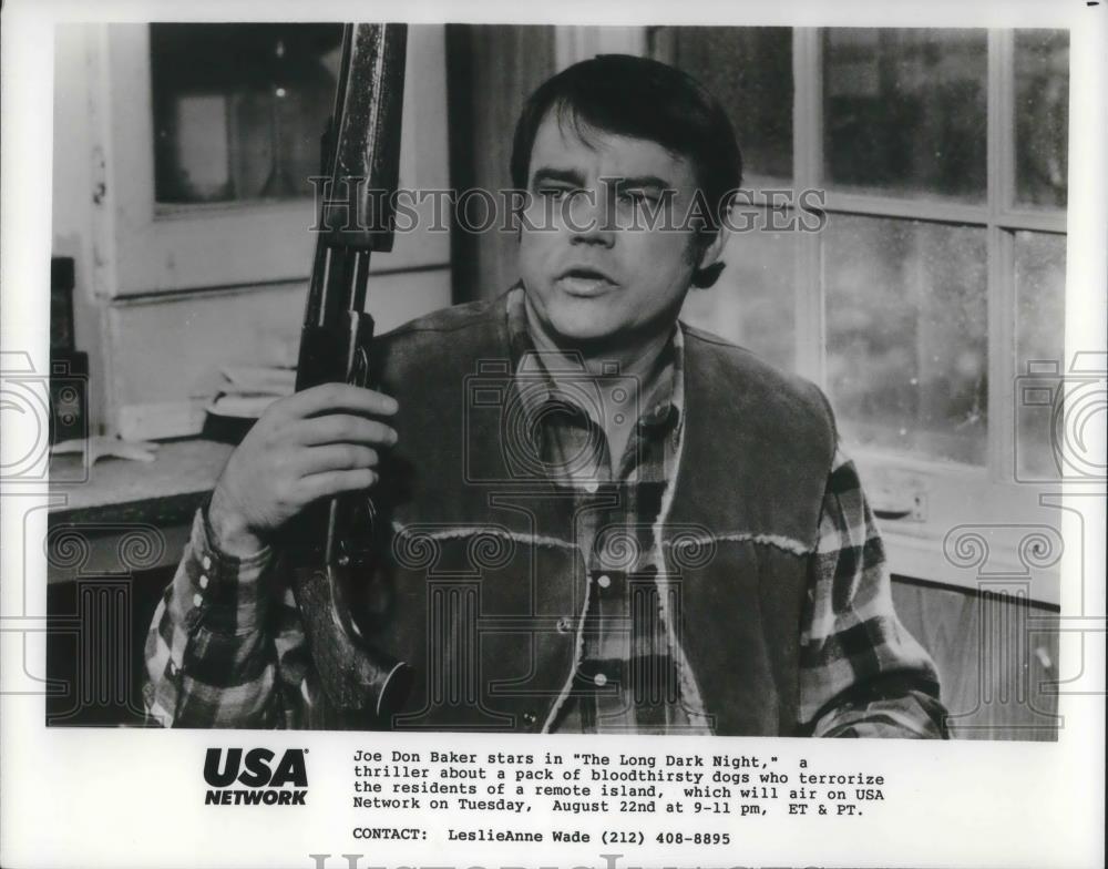 1989 Press Photo Joe Don Baker in The Long Dark Night - cvp13581 - Historic Images