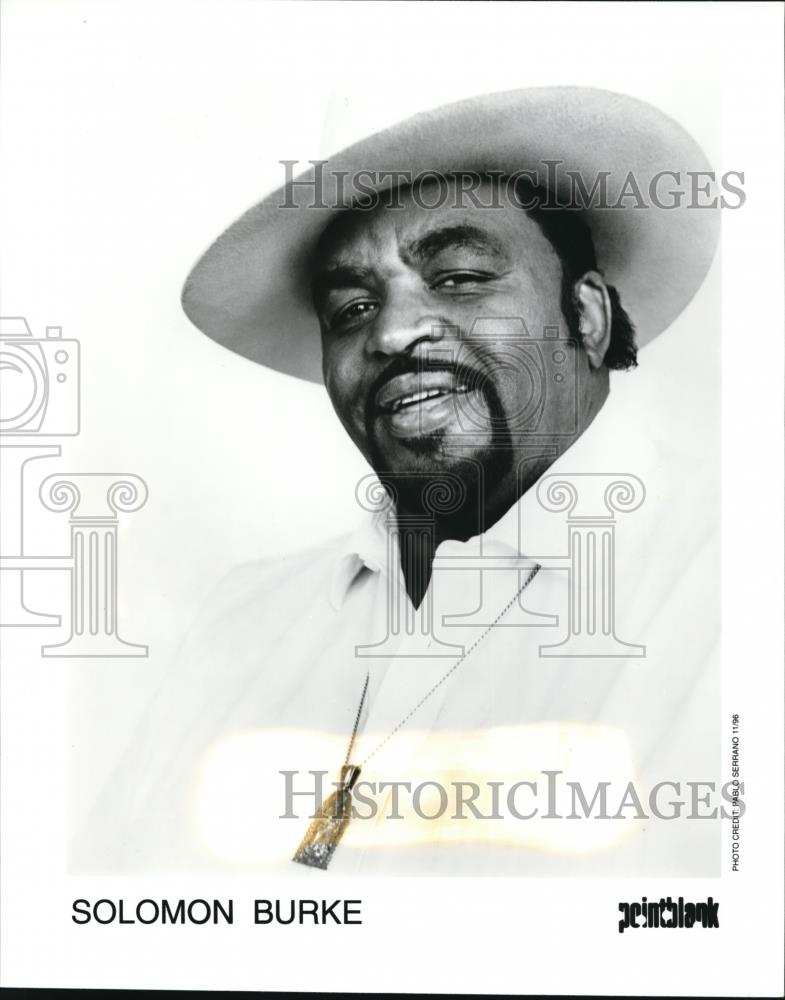 1997 Press Photo Solomon Burke Blues Gospel Singer Preacher - cvp00149 - Historic Images