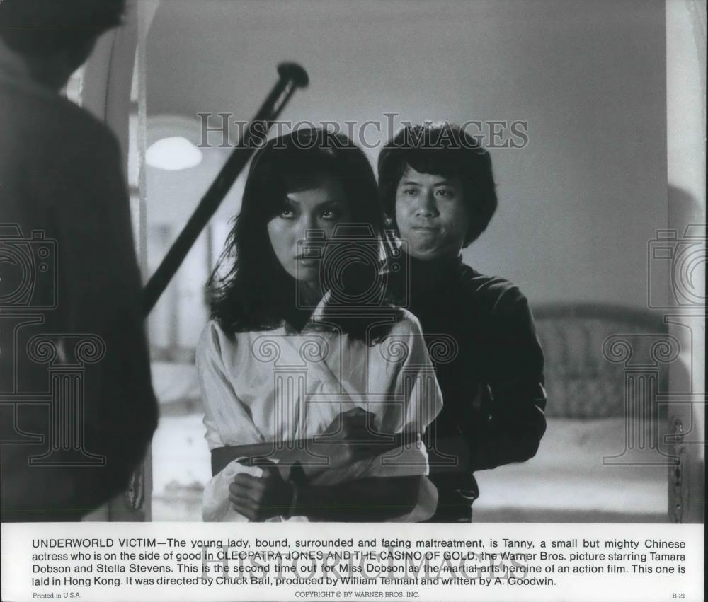 1975 Press Photo Mi Ling Fong in Cleopatra Jones and the Casino of Gold - Historic Images