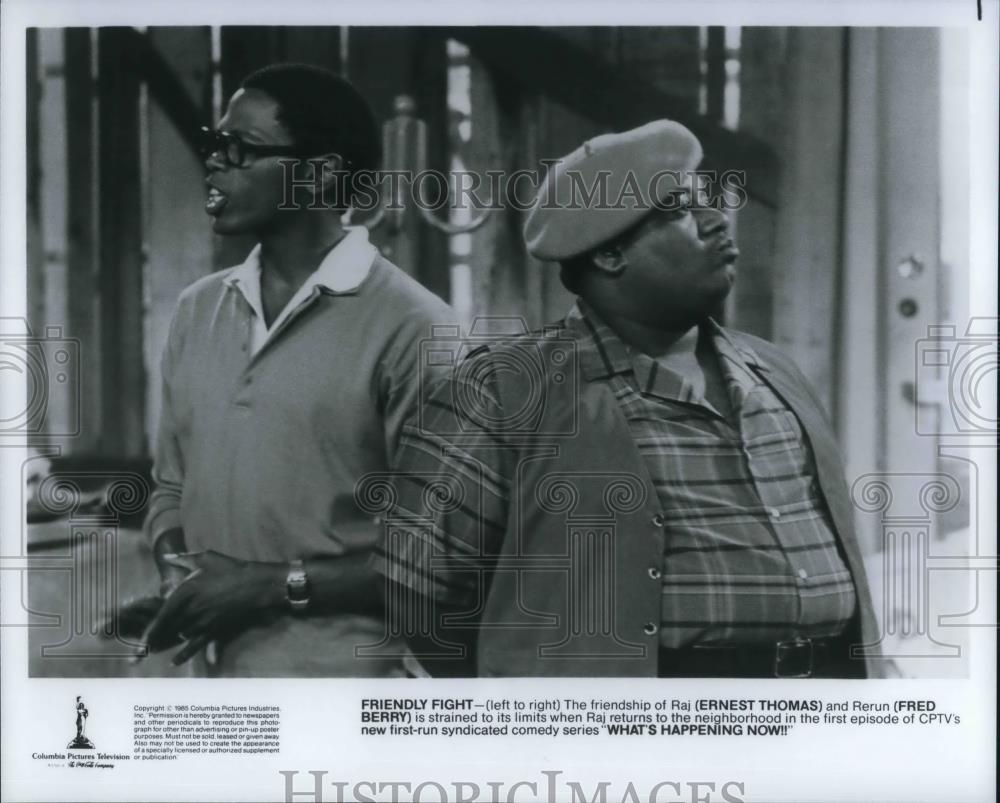 1988 Press Photo Ernest Thomas &amp; Fred Berry in What&#39;s Happening Now! - cvp18554 - Historic Images