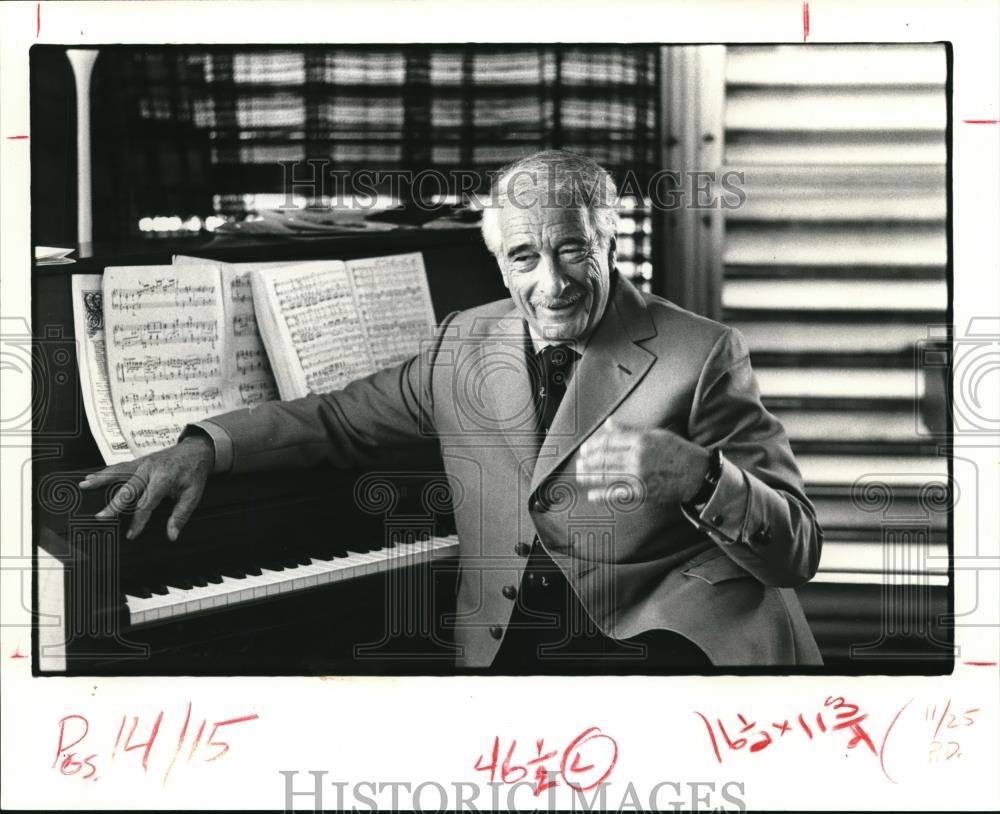 1979 Press Photo Victor Borge Pianist Conductor Composer Actor - cvp00752 - Historic Images