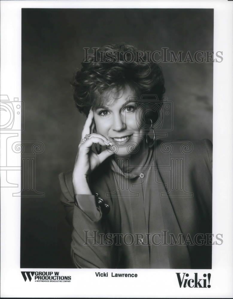 Press Photo Vicki Lawrence host of Vicki! - cvp10796 - Historic Images