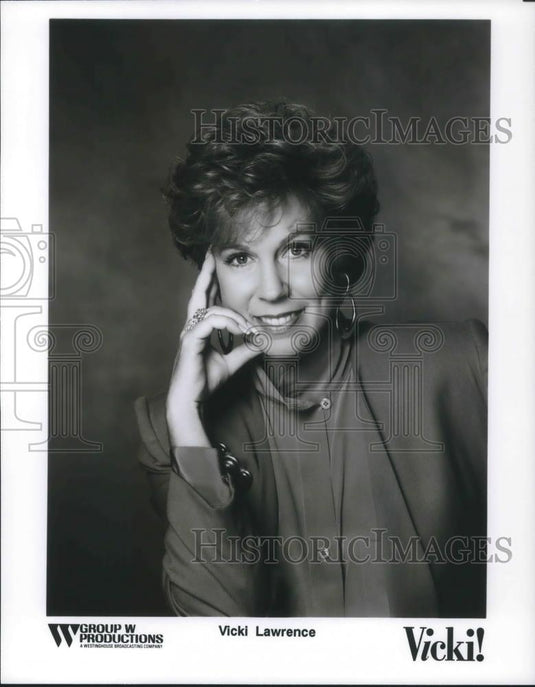 Press Photo Vicki Lawrence host of Vicki! - cvp10796 - Historic Images