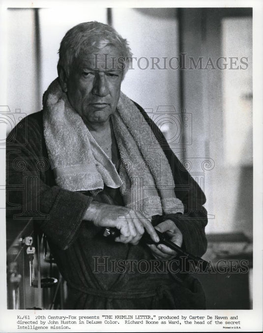 1970 Press Photo Richard Boone in The Kremlin Letter - cvp00041 - Historic Images