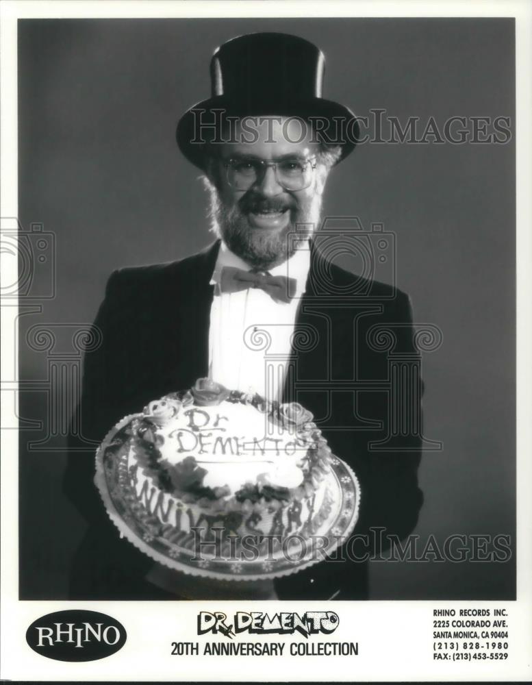 1991 Press Photo Dr. Demento DJ Radio Personality Comedian - cvp03186 - Historic Images