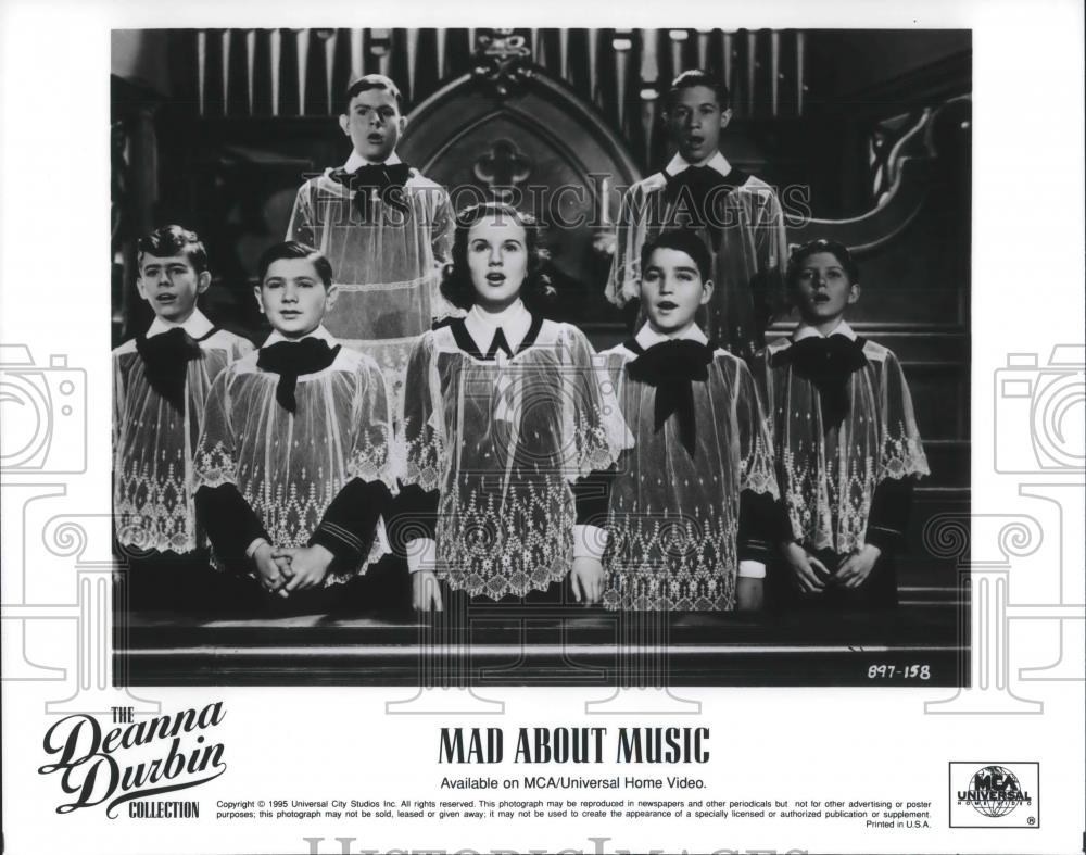 1996 Press Photo Deanna Durbin in Mad About Music - cvp02955 - Historic Images