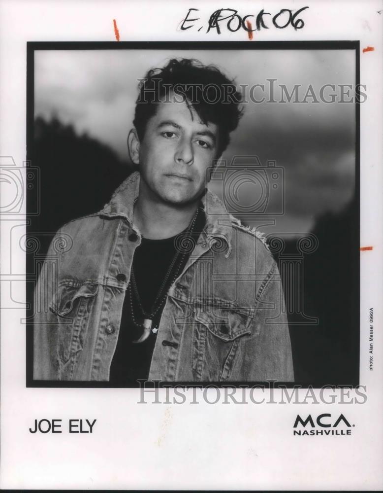 1993 Press Photo Joe Ely Texas Country Singer Songwriter Musician - cvp06281 - Historic Images