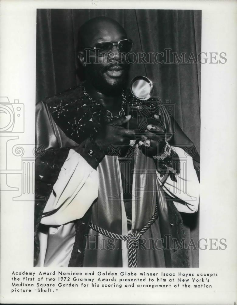1978 Press Photo Isaac Hayes Grammy Winner - cvp16899 - Historic Images
