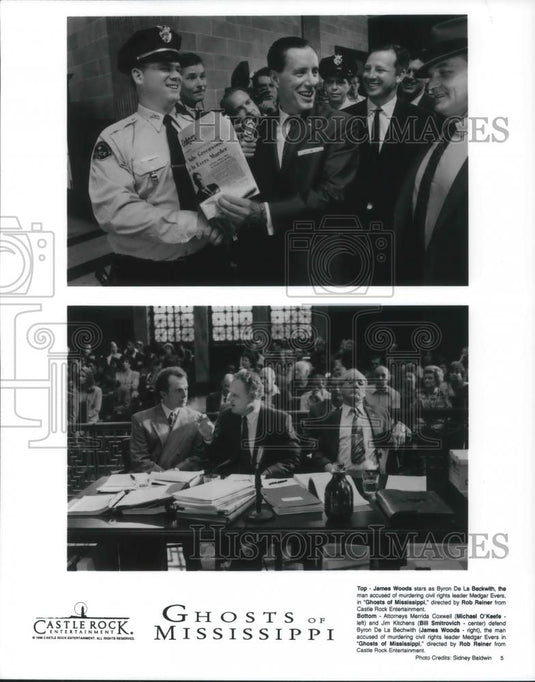 1997 Press Photo James Woods Michael O'Keefe and Bill Smitrovich Actor - Historic Images