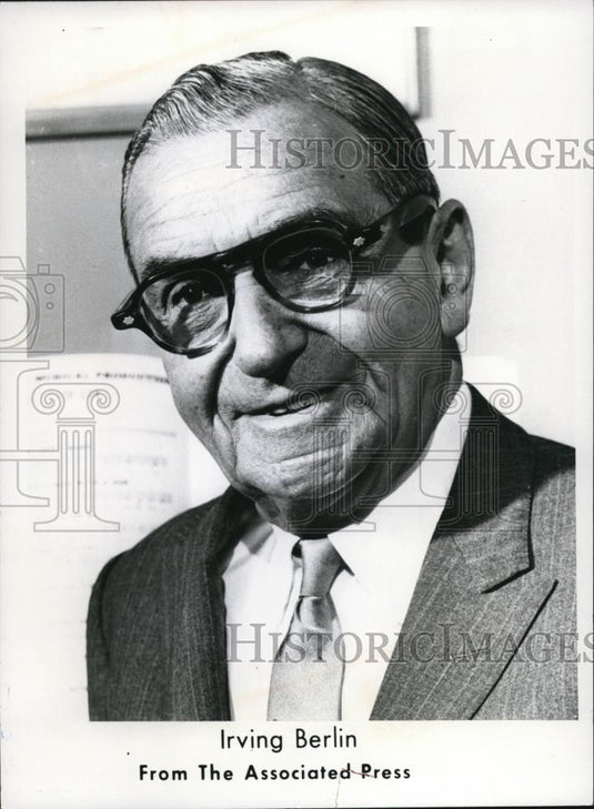 1973 Press Photo Irving Berlin Composer Songwriter Lyricist - cvp01322 - Historic Images