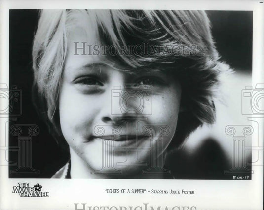 1985 Press Photo Jodie Foster stars in Echoes of a Summer - cvp14620 - Historic Images