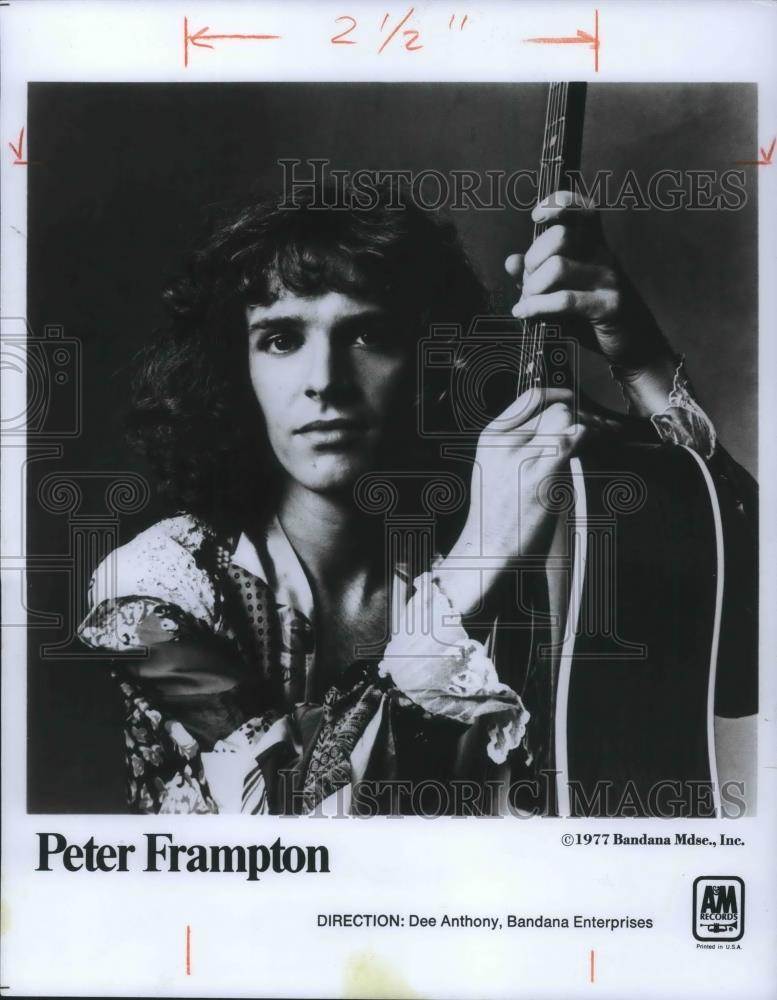 1977 Press Photo Peter Frampton Musician - cvp13887 - Historic Images