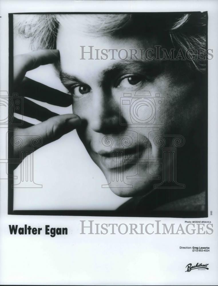 1983 Press Photo Walter Egan Rock Singer Songwriter Guitarist - cvp05921 - Historic Images